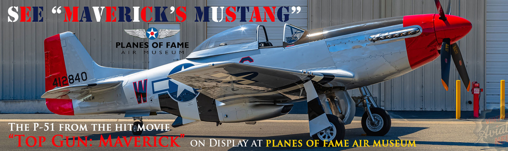 “Top Gun: Maverick” Movie Mustang on Display at Planes of Fame Air Museum 10 img e939c10b8b4365eedbe4d39d0839080b