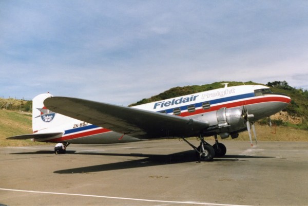 Last Flying RNZAF Dakota at Warbirds Over Wanaka 2014 11 NZ3543 while in service with Fieldair. (photo via Warbirds Over Wanaka Air Show)