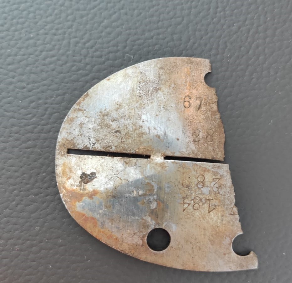 Air Crash Po Identifies Location of Long-Lost Junkers Ju 88 in Italy 13 indentification plate Luftwaffe