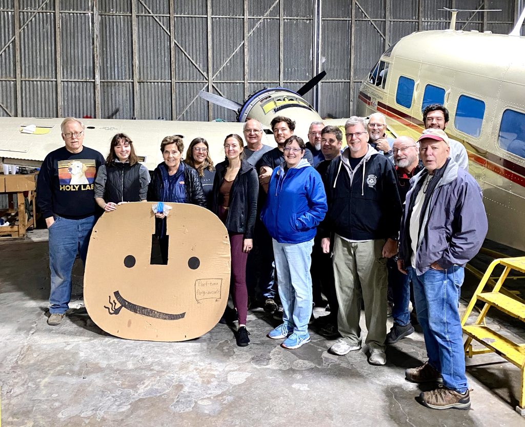 Vintage Flying Museum’s Beechcraft E18S “Hollywood Bomber” Project Status February 2025 15 intage Flying Museums Beechcraft E18S Hollywood Bomber 2