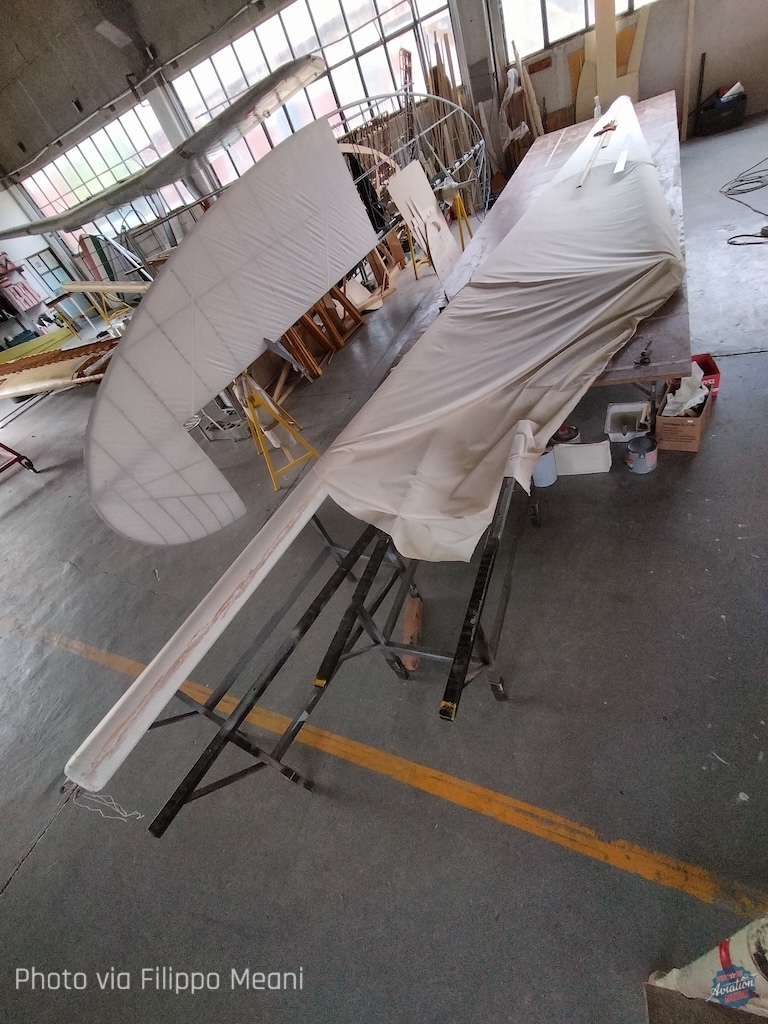 Work Continues On Savoia-Marchetti S.55X Reproduction After Volandia Unveiling 17 intelatura trave e elevatore