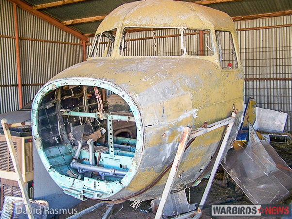 Restoring a Dakota Cockpit Downunder! 14 The Dakota's cockpit soon after arrival in David's workshop. (photo via David Rasmus)