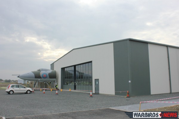 The Jet Age Museum Opened Its Doors 10 External view of the new Jet Age Museum at Gloucestershire airport which opened to the public in late August 2013 - nose of Vulcan B2 XM569 can be seen. ( Image credit Geoff Jones)
