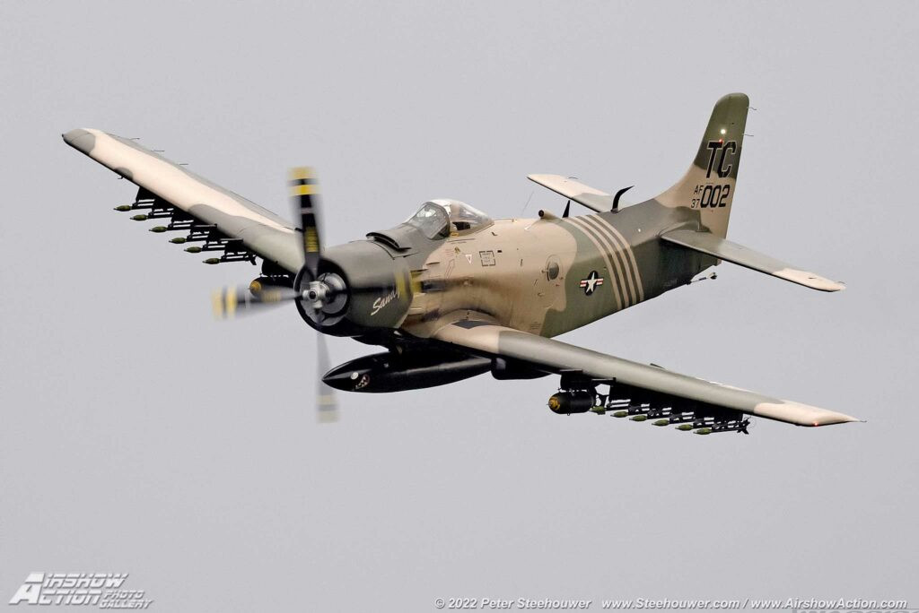 La Ferte Alais Airshow 2022 31 la ferte 2022 Douglas A 1 Skyraider 1