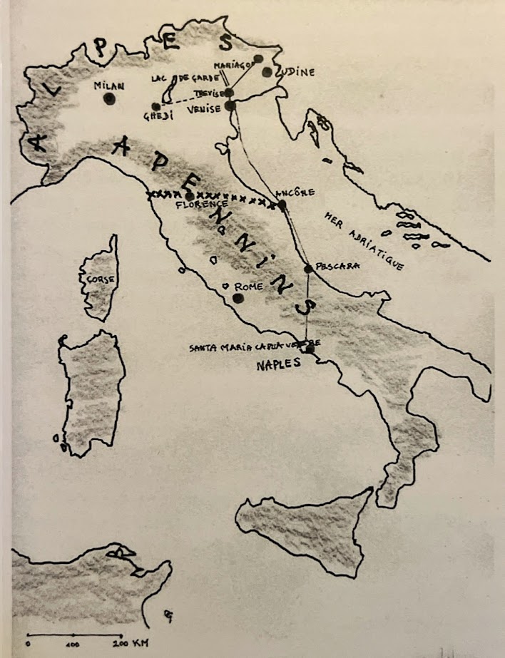 Smithsonian’s Bf 109 Unveils a Hidden Story of Resistance 19 map of Darbois defection