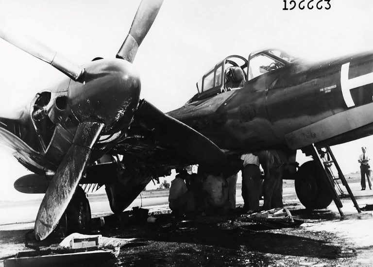 Today in Aviation History: First Flight of the McDonnell XP-67 Moonbat 21 mcdonnell xp 67 fire front