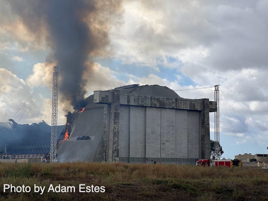Fire Consumes Iconic WWII Blimp Hangar 11 mwIMG 5546