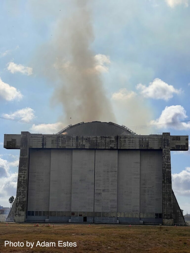 Fire Consumes Iconic WWII Blimp Hangar 10 mwIMG 5573