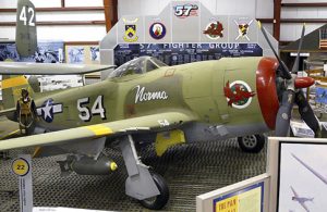 New England Air Museum to Hold First Open Cockpit Day 0n Sunday, January 19 11 The museum's P-47 is painted in the colors of the 65th Fighter Squadron, 57th Fighter Group, a Bradley Field unit which went to combat in North Africa, Italy and Germany.Photo courtesy William Maloney