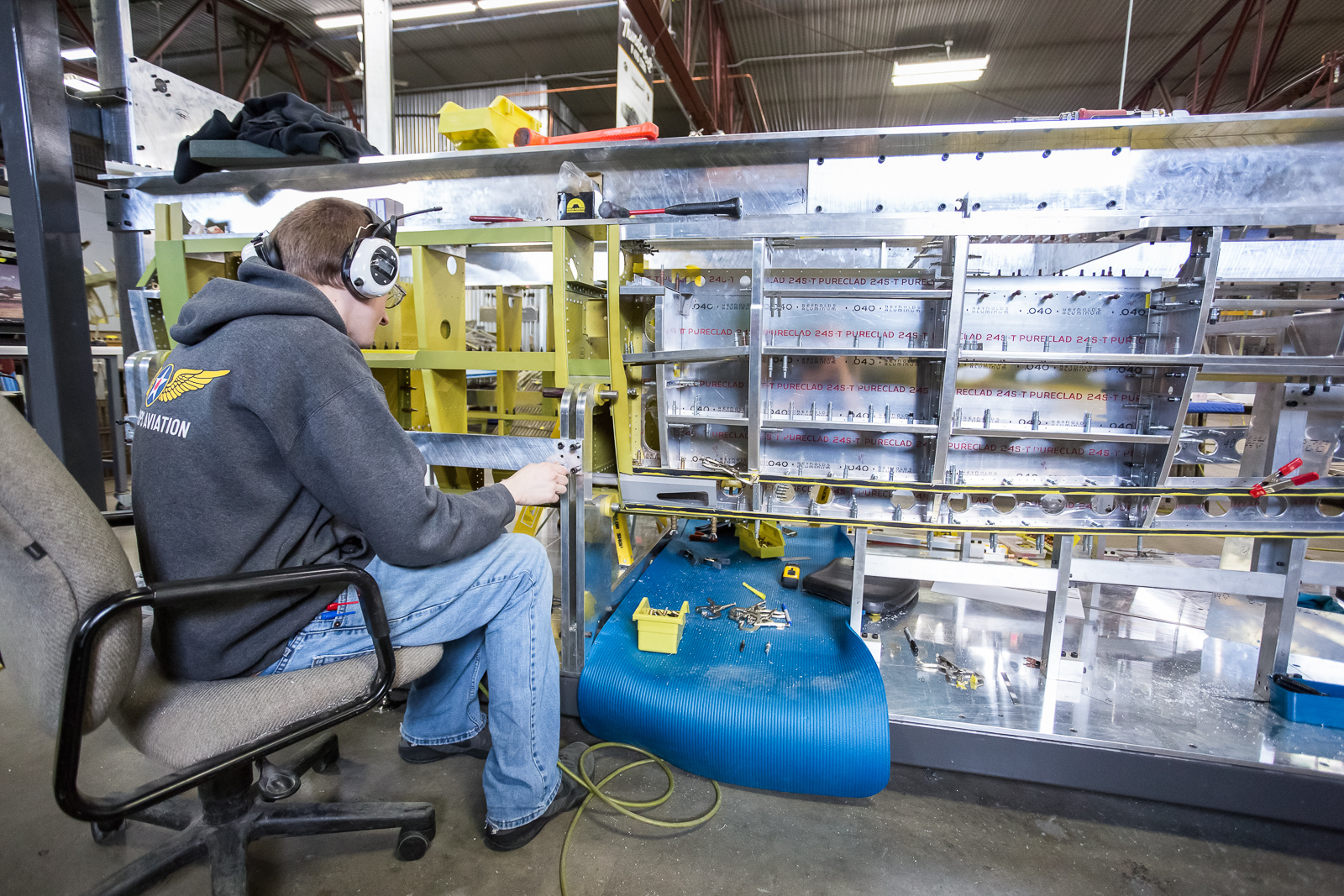 Texas Flying Legends Museum – P-47D Restoration Update – Mar/Apr 2018 24 p47d avg 20180329 p10