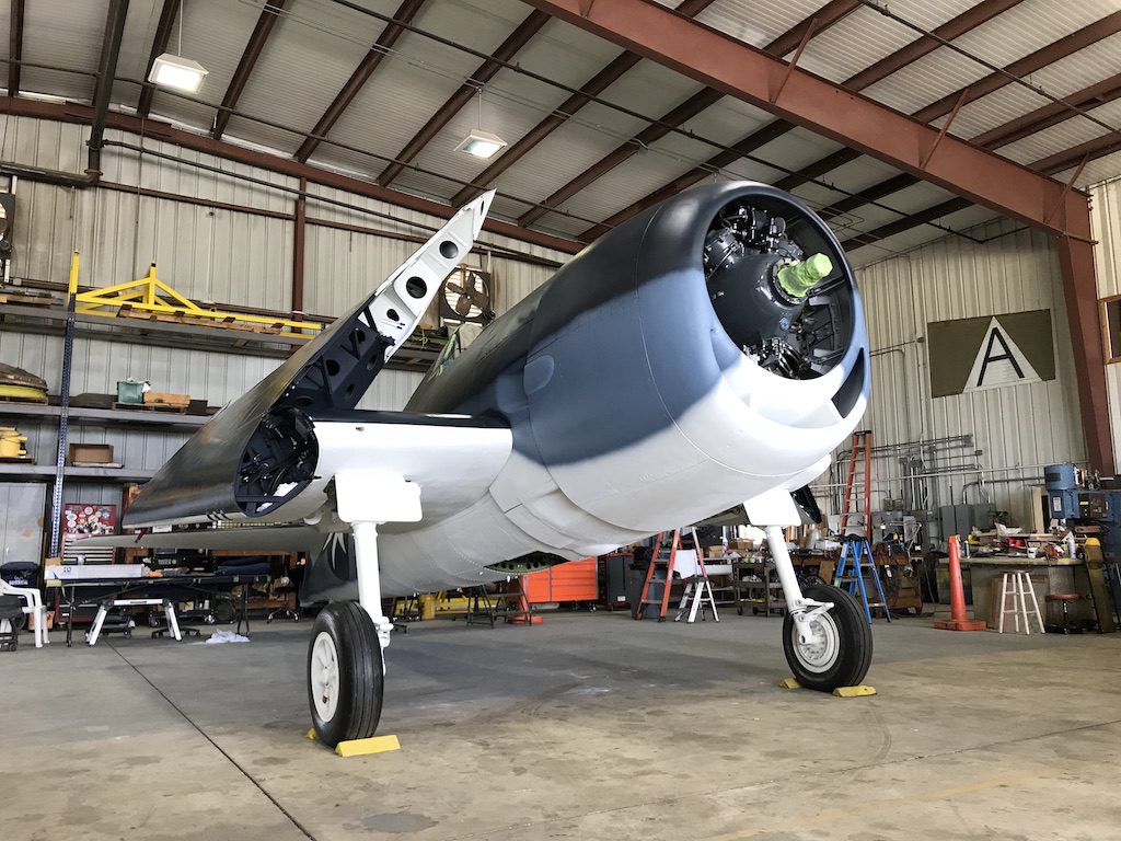 Collings Foundation's F6F Hellcat Restoration Update 10 paint2