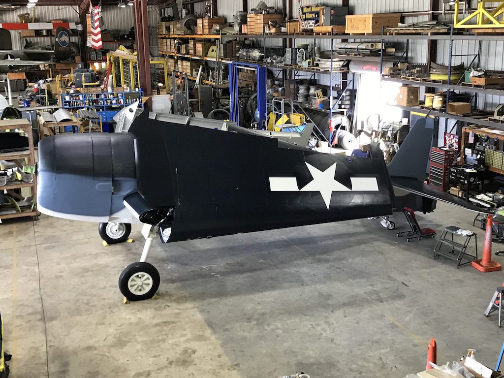 Collings Foundation's F6F Hellcat Restoration Update 12 paint3