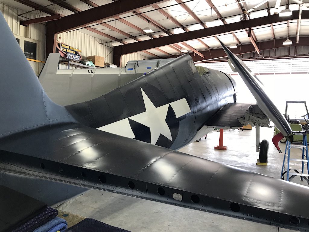 Collings Foundation's F6F Hellcat Restoration Update 11 paint4
