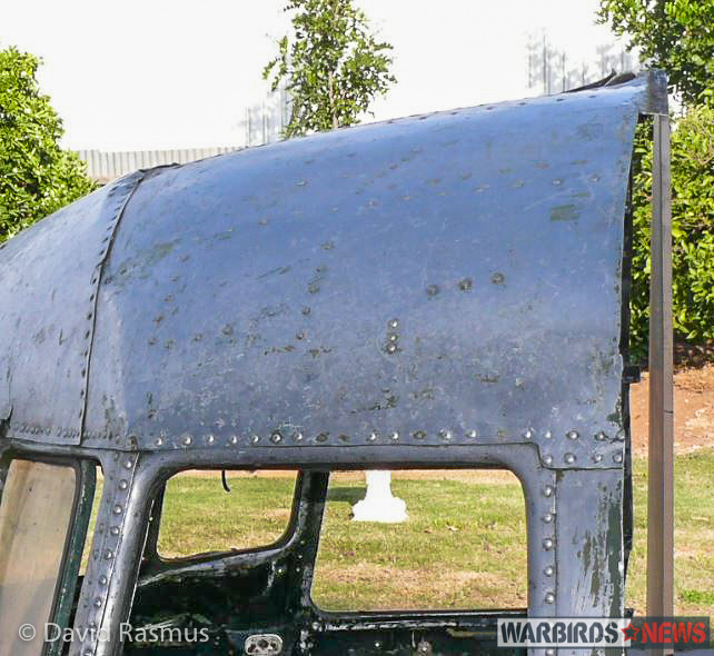 Restoring a Dakota Cockpit Downunder! 16 The MDF former (far right, side-on) aligned with the rear of the fuselage section. (photo via David Rasmus)