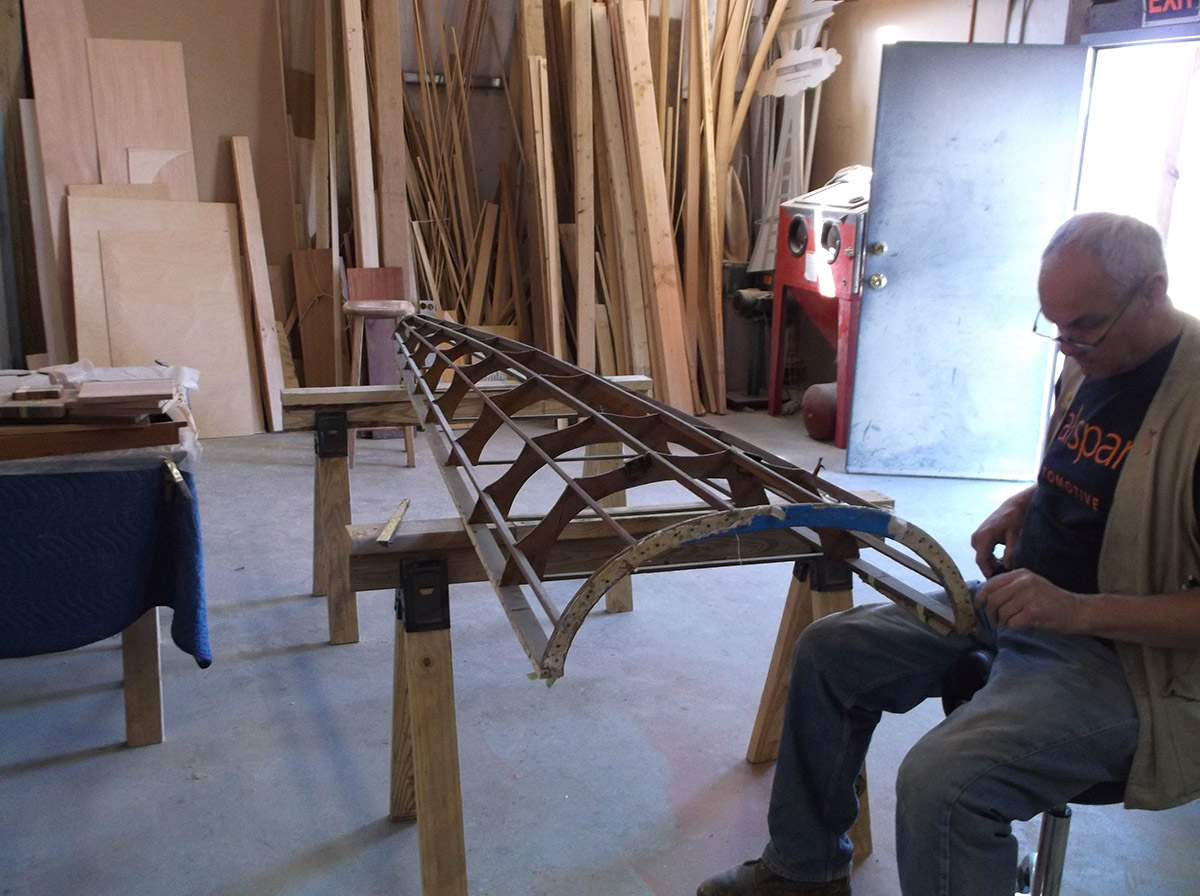 Tuskegee Airman Fairchild PT-19A - Collings Foundation Restoration Update 12 pt19a restoration wood deck