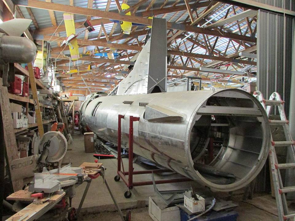 B-17E Desert Rat Taking Shape 12 rat rear