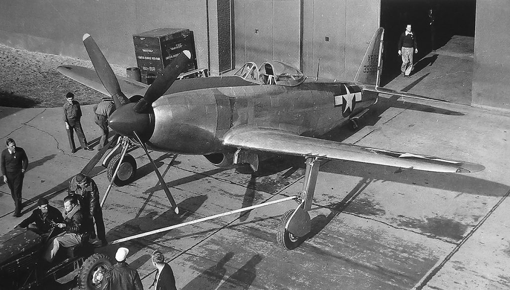 Today In Aviation History: First Flight of the Republic XP-72 13 republic xp 72 no 1 roll out