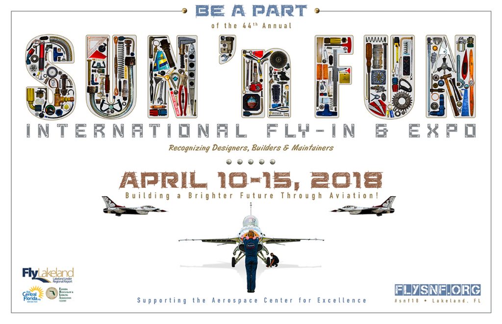 D-Day Squadron to Make Debut at SUN ‘n FUN with Four Historic Aircraft 10 snf event Poster 2018 FINAL SM