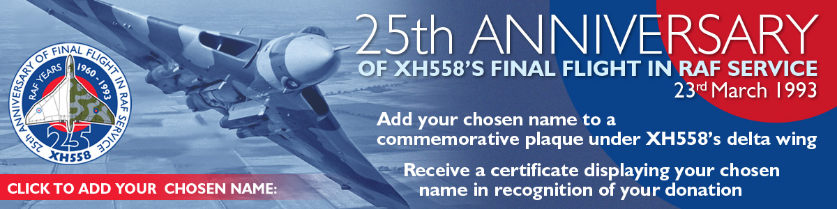 Fundraising for Avro Vulcan XH558's New Home 16 wingnames banner 4 1