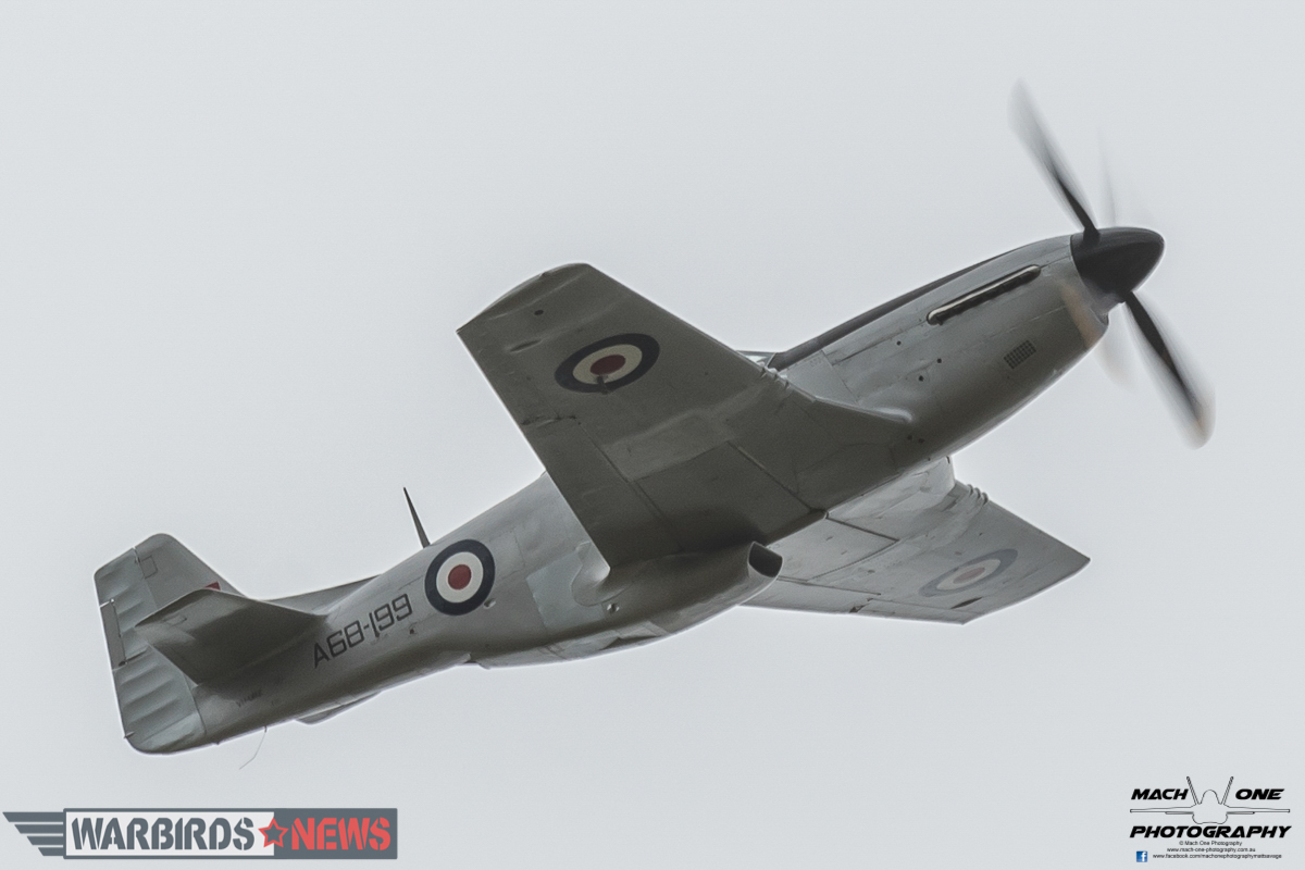 Aussie Mustang Flies Again 15 Overhead the field. (photo by Matt Savage/Mach One Photography)