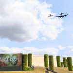 Battle of Britain Memorial Flight Flypast Marks 80th Anniversary of VJ Day at National Memorial Arboretum 14 1. VJ 80 BBMF LHS over National Arboretum 15 Aug 2025 CC