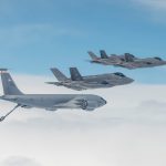 U.S. Air National Guard to Take Center Stage at EAA AirVenture Oshkosh 2025 10 115th Fighter Wing F 35 Lightning II aircraft receiving fuel from a 128th Air Refueling Wing KC 135 Stratotanker