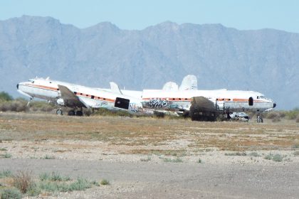 1737px Gila River Indian Reservation Gila River Memorial Airport DC 4 2