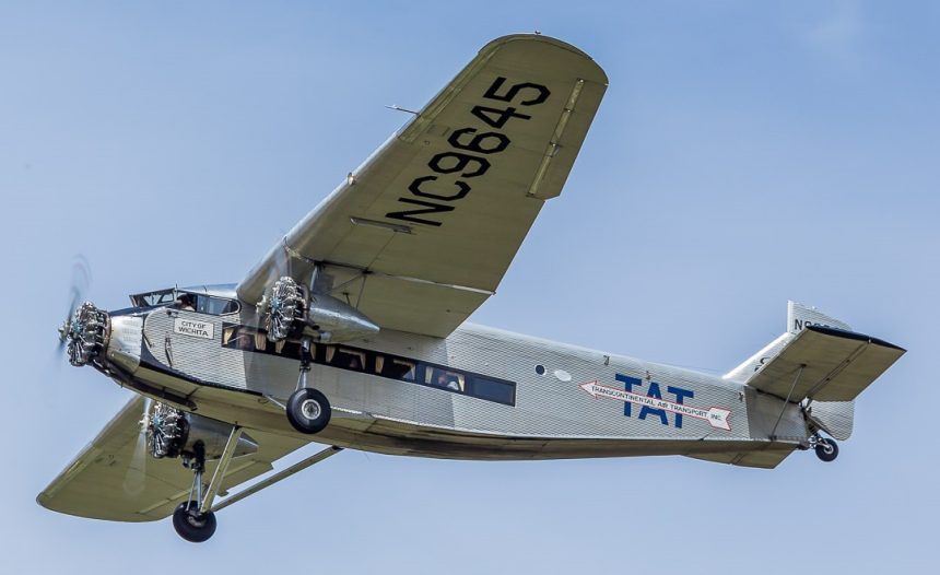 1928 Ford Tri Motor affectionately nicknamed the Tin Goose