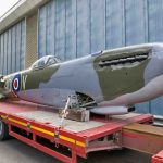 RAF Museum To Unveil The New Sit-in ‘Spitfire Experience’. 12 2015 07 21 02 Spitfire Mk16 Arrival copy