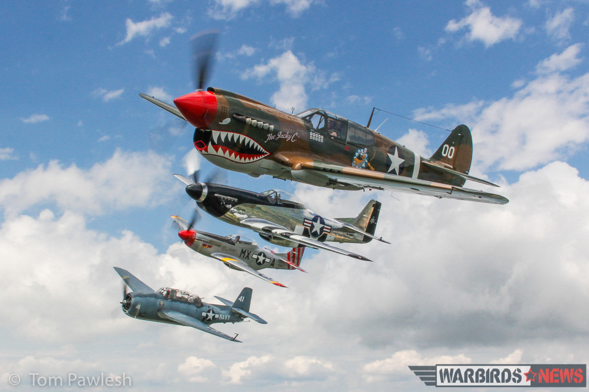 Magnificent four-ship! (Photo by Tom Pawlesh)