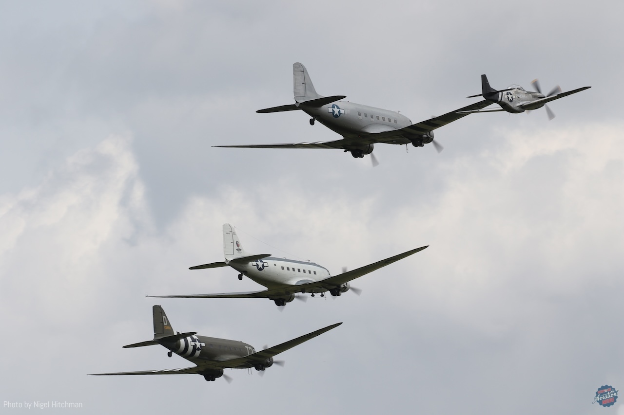 La Ferté-Alais 2025: Highlights from the 52nd "Le Temps des Hélices" Airshow 12 3 DC3 and P51 7D2 6556