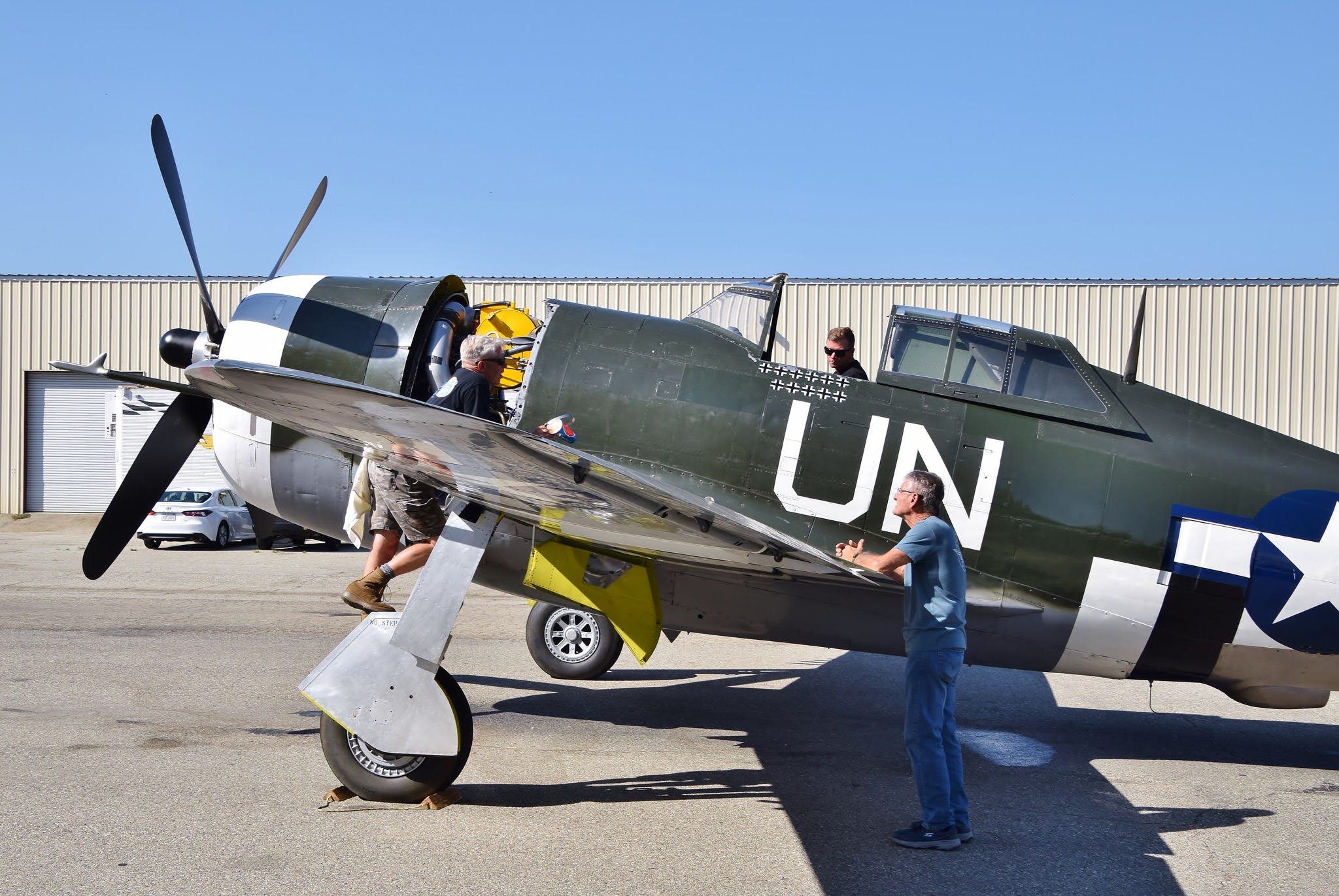Planes of Fame's P-47G Thunderbolt Flies Again! 16 548268419 24551305454509847 5214926084250928303 n