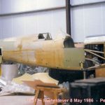 Biggin Hill Heritage Hangar Announces Latest Spitfire Under Restoration 14 9 TE517 Micheldever 8 May 1986 Peter R Arnold coll 01b 700x376