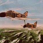 Today in Aviation History: 58th Anniversary of ‘Pardo’s Push’ 10 A painting by S.W. Ferguson depicting the Pardo Push. Image from Facebook Luke Air Force Base