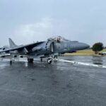 AV 8B Harrier II Arrives at The Hickory Aviation Museum