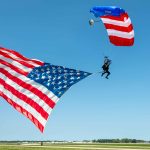 EAA AirVenture Oshkosh 2026 to Mark America’s 250th Anniversary With "Celebrating the Freedom of Flight" Theme 11 Airshow flag by Gary Daniels OSH 1