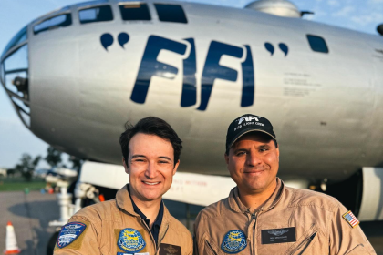 Alex Beckett is The Worlds Youngest B 29 Superfortress Pilot