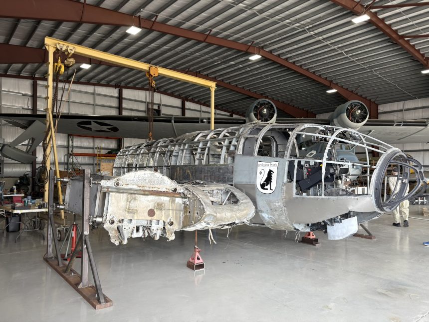 American Heritage Foundation restoration of its rare Heinkel He 111H 3 bomber 2