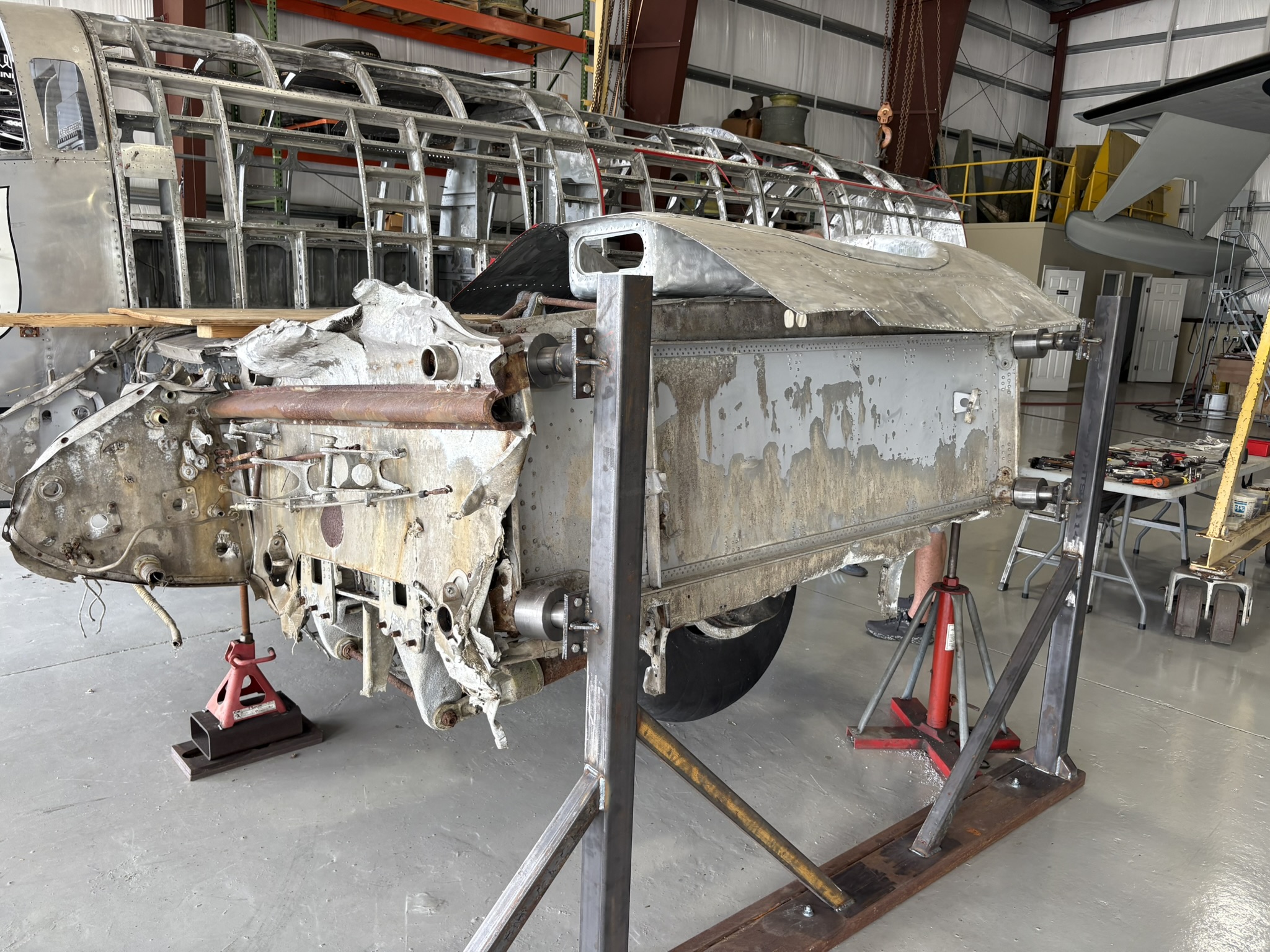 American Heritage Museum’s Heinkel He 111H-3 Restoration Underway in Florida 15 American Heritage Museums Heinkel He 111H 3 Restoration 5