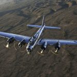 B-17 Flying Fortress “Sentimental Journey” and P-51 Mustang “Red Nose” Going to Bristol, TN 13 B 17 by Jay Beckman