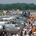 Thunder Over Michigan 2021 - World's Largest B-25 Mitchell Gathering 10 B 25 Mitchell line up with crowd 2007 Thunder Over Michigan Photo Courtesy of Roger Cain 1