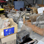 BS164 Ex RAAF A58 63 components under examination prior to restoration work at VFR Scone NSW