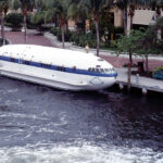 The Cosmic Muffin being moored in Ft. Lauderdale (Plane Boats)