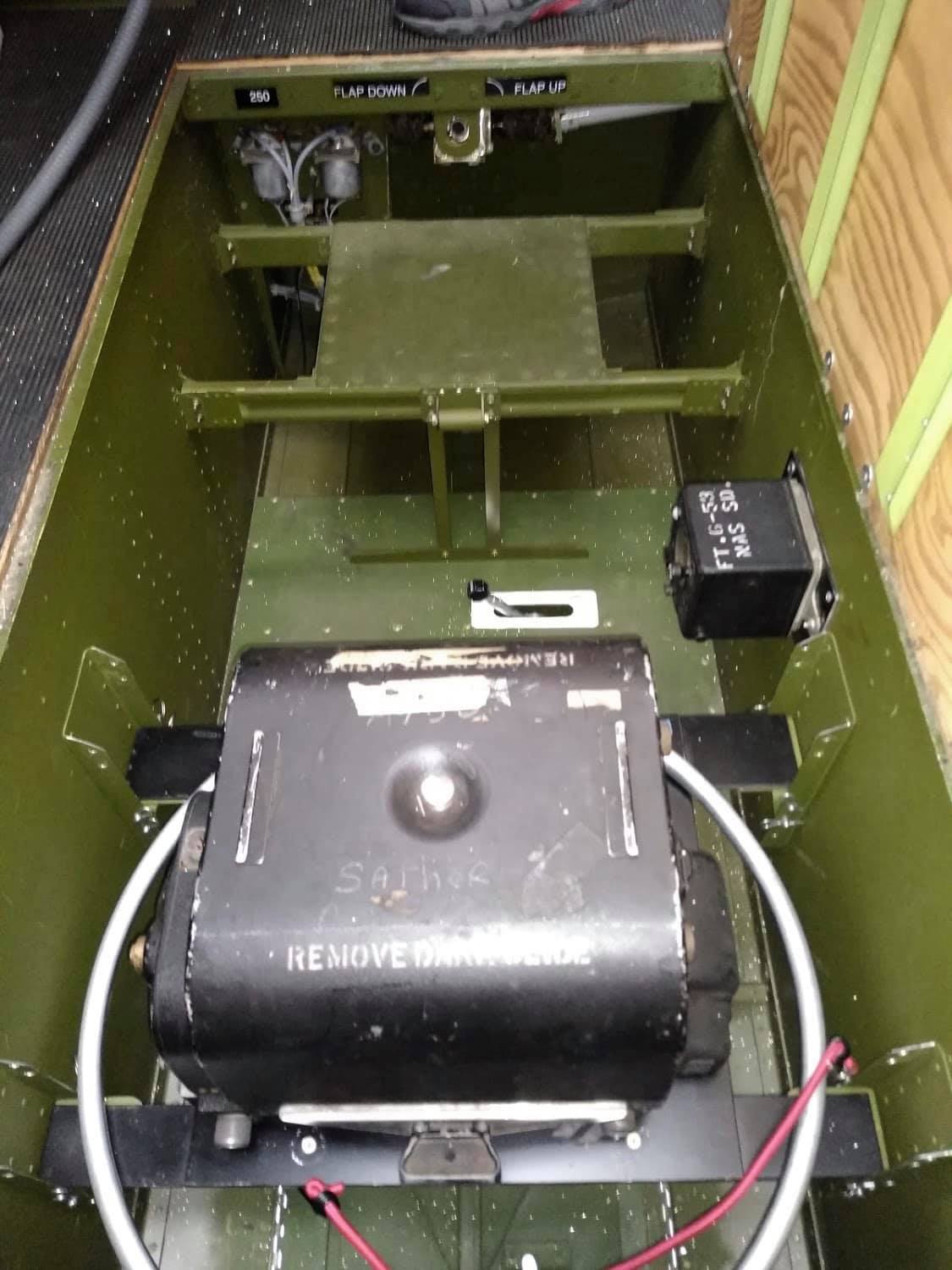 Randy's Warbird Profiles: Boeing B-17F Flying Fortress, s/n 42-29782 58 Bomb camera below the radio room. Photo courtesy of Don England