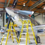Silver Spitfire at Vintage Wings of Canada 22 C8A1666 photo by Richard Mallory Allnutt Silver Spitfire Vintage Wings of Canada Gatineau Quebec August 17 2019