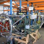 CAC Boomerang A46-128 - Restoration Update 10 CAC Boomerang CA13 A46 128 fuselage in workshop undergoing reassembly