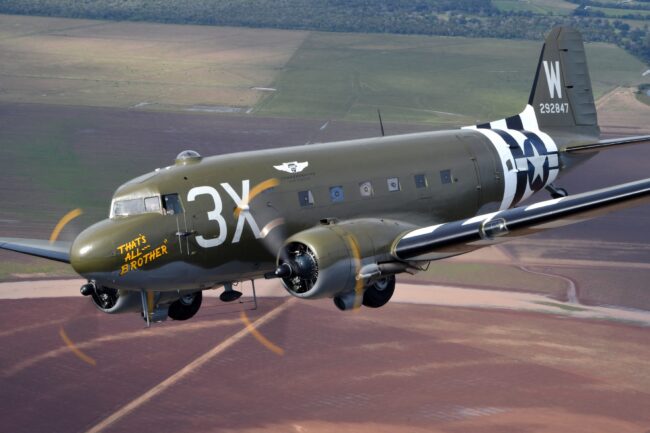 CAF C 47 Thats All Brother flying