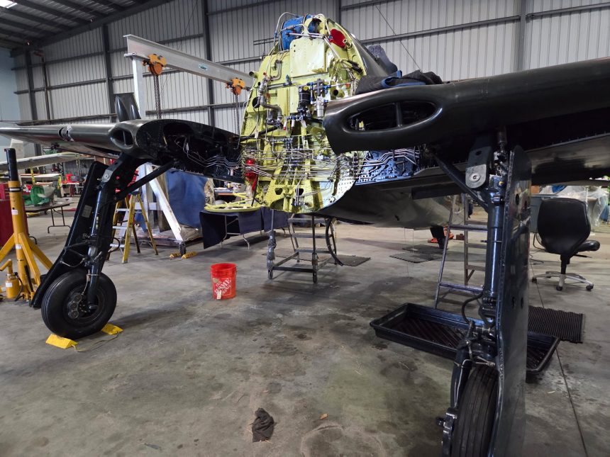 CAF Socal Wing Grumman F8F 2 Bearcat BuNo. 122674 Restoration