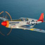 CAF P-51C Mustang 'Tuskegee Airmen' Flying Again 13 CAF red Tail Squadron P 51C Mustang