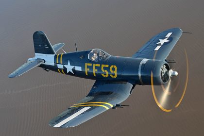 Cavanaugh Flight Museum Unveils New Corsair Paint Scheme Honoring Marine Ace
